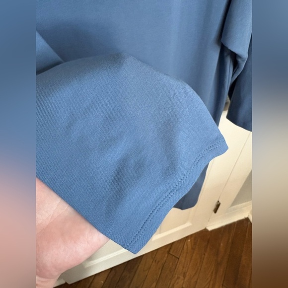 J Jill Pure Jill Affinity French Terry Dress – French Blue – Size Medium - Picture 3 of 7